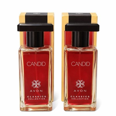 Avon Candid Cologne Spray -Perfume Classic  1.7 Fl.Oz. Set Of 2