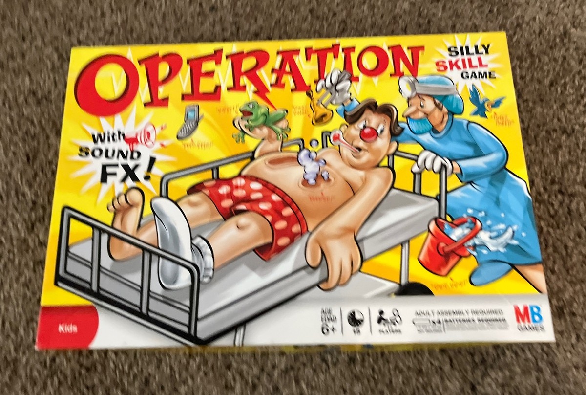 Milton Bradley Operation Board Game Ages Up, 2008 Complete