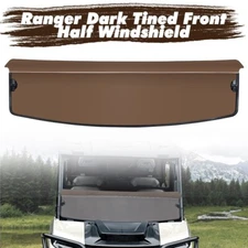Front Tinted Half Windshield for Polaris Ranger XP 1000 / Crew / Diesel / XP 900