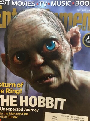 Entertainment Weekly Magazine.  December 14, 2012. The HOBBIT.  Andy Serkis.