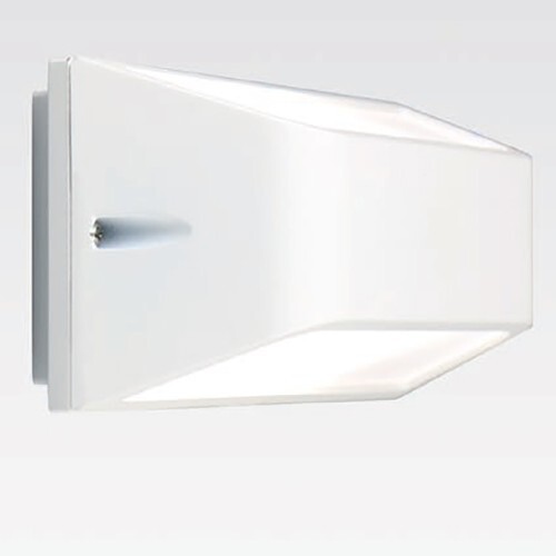 Applique Esterno IP54 Lagos 1 E27 Bianca - Alluminio Pressofuso