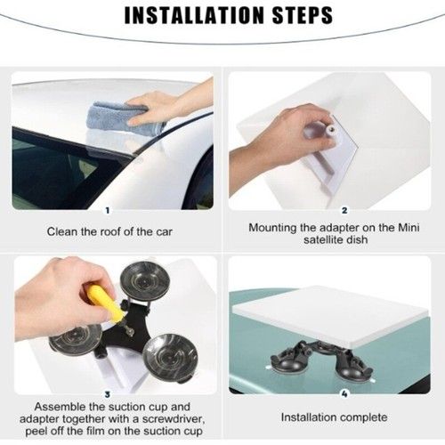 Stable Satellite Holder with Strong Suction Base Holder for Link Mini Mount - 第 5/8 張圖片