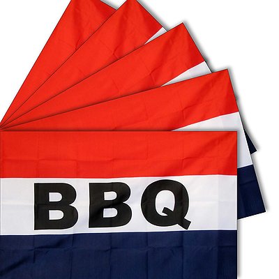 3x5 3'x5' Wholesale Set 5 Pack of Advertising BBQ Barbecue Business 5 Flags Flag