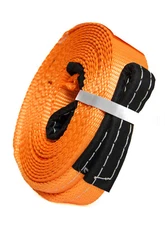 2" 14000lbs Tow Strap 20 ft winch sling 2in 20ft vehicle recovery 2x20 Mud Snow