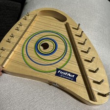 First Act Lap Harp Dulcimer Musical Instrument 8 Tunable Strings