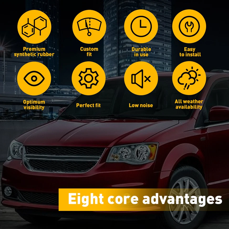 Brazo y cuchilla limpiaparabrisas trasero Ford Edge 2007-2013 2 piezas 9T4Z17526A Foto 2 de 4