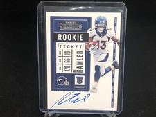 KJ HAMLER 2020 PANINI CONTENDERS ROOKIE TICKET ON CARD AUTO RC # 119