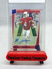 Rondale Moore 2021 Panini Clearly Donruss Blue Rated Rookie Autograph 60/99 AZ