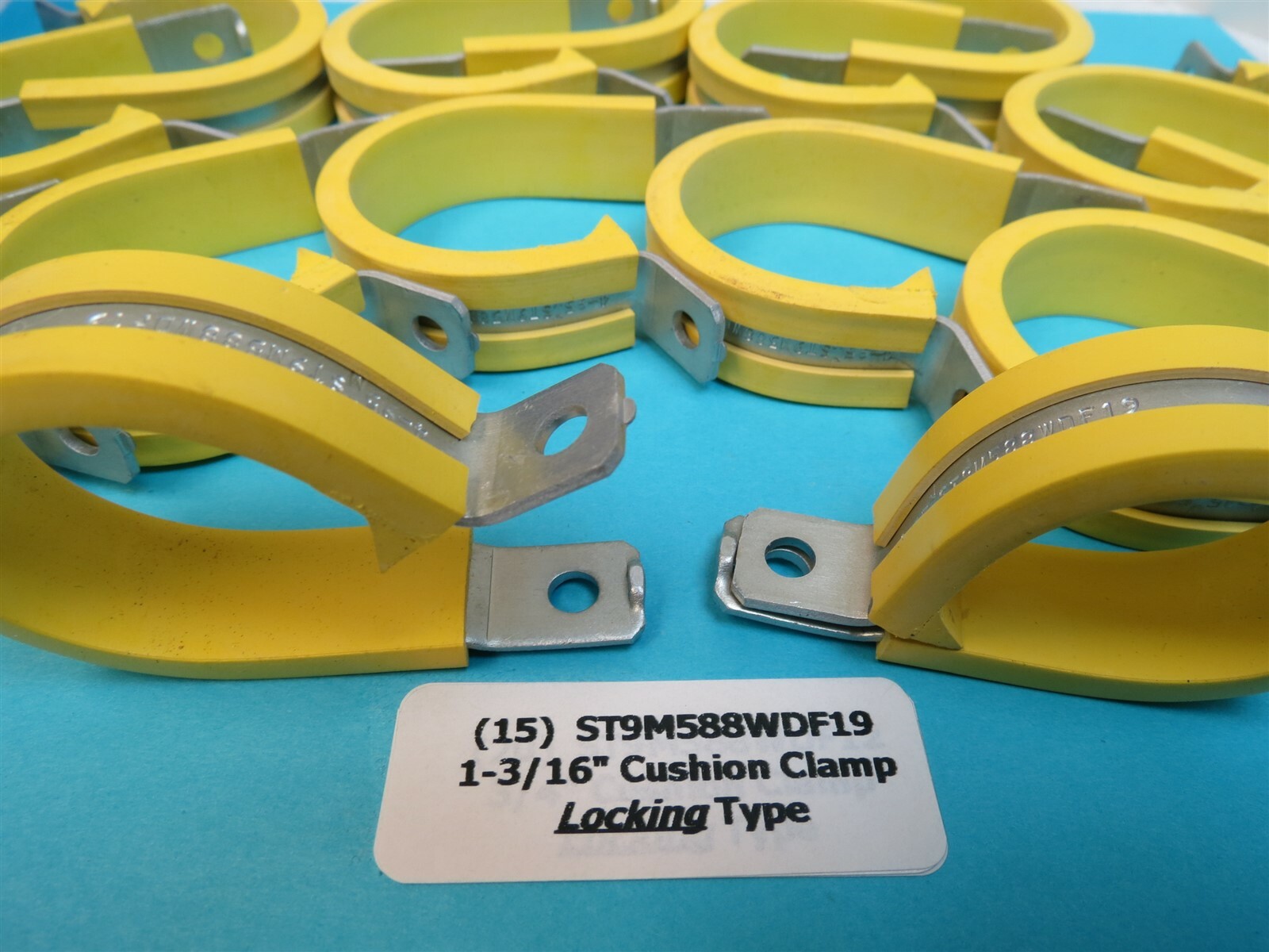 “LOCKING” 13/16" Nitrile Cushion Loop Clamp Boeing ST9M588WDF19 Adel