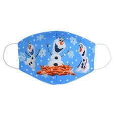3 pcs Kids Size Frozen Elsa Anna Olaf Cartoon Cotton Masks Half Boys Color