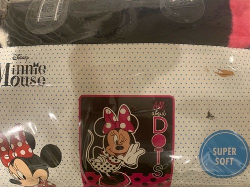 Disney Minnie Mouse Baby Raschel Throw 43.5x55 in. Super Soft. NWT. - Picture 3 of 3