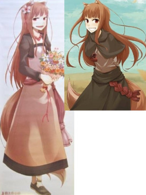 Spice And Wolf Limited Poster Holo Special Gift For Nintendo DS 2pcs From Japan