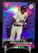 2019 Bowman Platinum Prismatic Prodigies #PPP10 Estevan Florial Purple /250