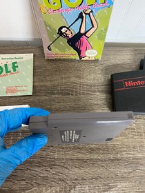 Bandai Golf Challenge Pebble Beach NES Nintendo Complete In Box CIB! Tested!