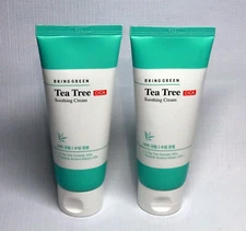 Bringgreen Tea Tree Cica Soothing Cream Moisturizing 3.38oz Qty 2