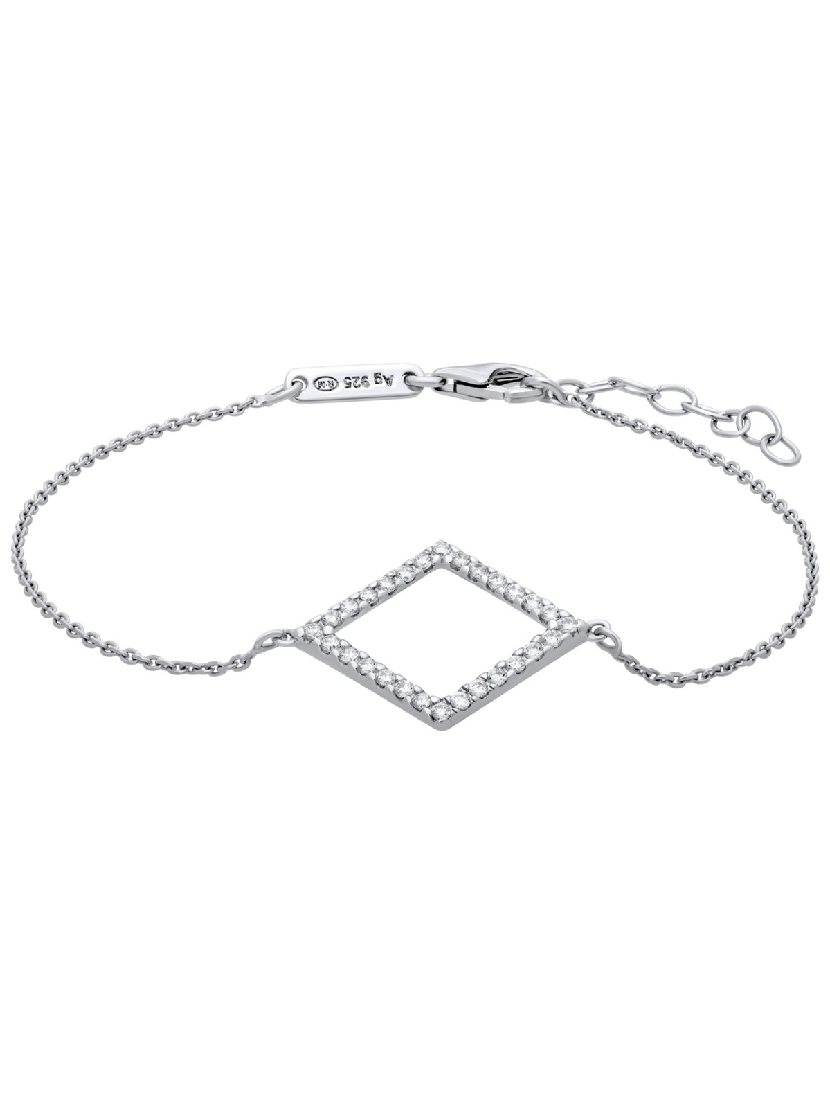 Нарукавная повязка Julie Julsen Damen Geometrics Silber Wei Zirkonia 19 см JJBR06961 8290₽