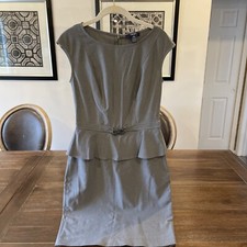 CHAPS WOMENS DRESS Sz 4 Gray