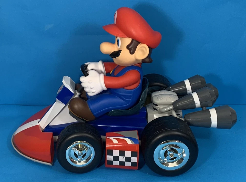 Mario Kart Radio Control RC Car Mario Large Size 17" - Untested - Fast Ship! - Image 3 of 4