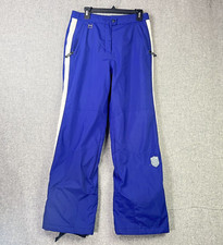 SPYDER STRYKE XT Women's Blue Insulated Snowboard Snow Ski Pants Size 12 EUC