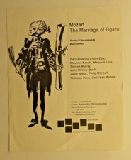 Liverpool Mozart Orchestra programme Bluecoat Hall Liverpool 1950/1960s