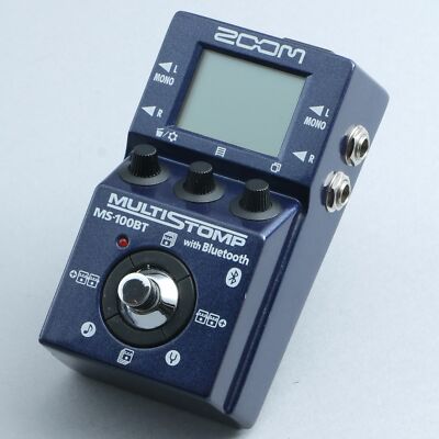 Zoom MS-100BT Multi-Stomp Guitar Multi-Effects Pedal P-27834