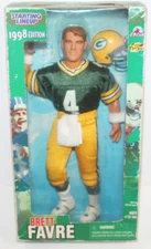 Vintage Starting Lineup Brett Favre 12" Figure NIB 1998 Green Bay Packers Kenner