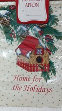 HolidayChristmas Kitchen Apron NEW One Size Fits Most Home For Holidays