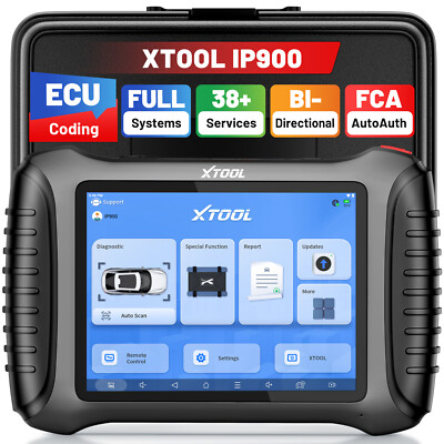 2025 XTOOL IP900 OBD2 Scanner Car Bidirectional Diagnostic Tool FCA 38+ Services