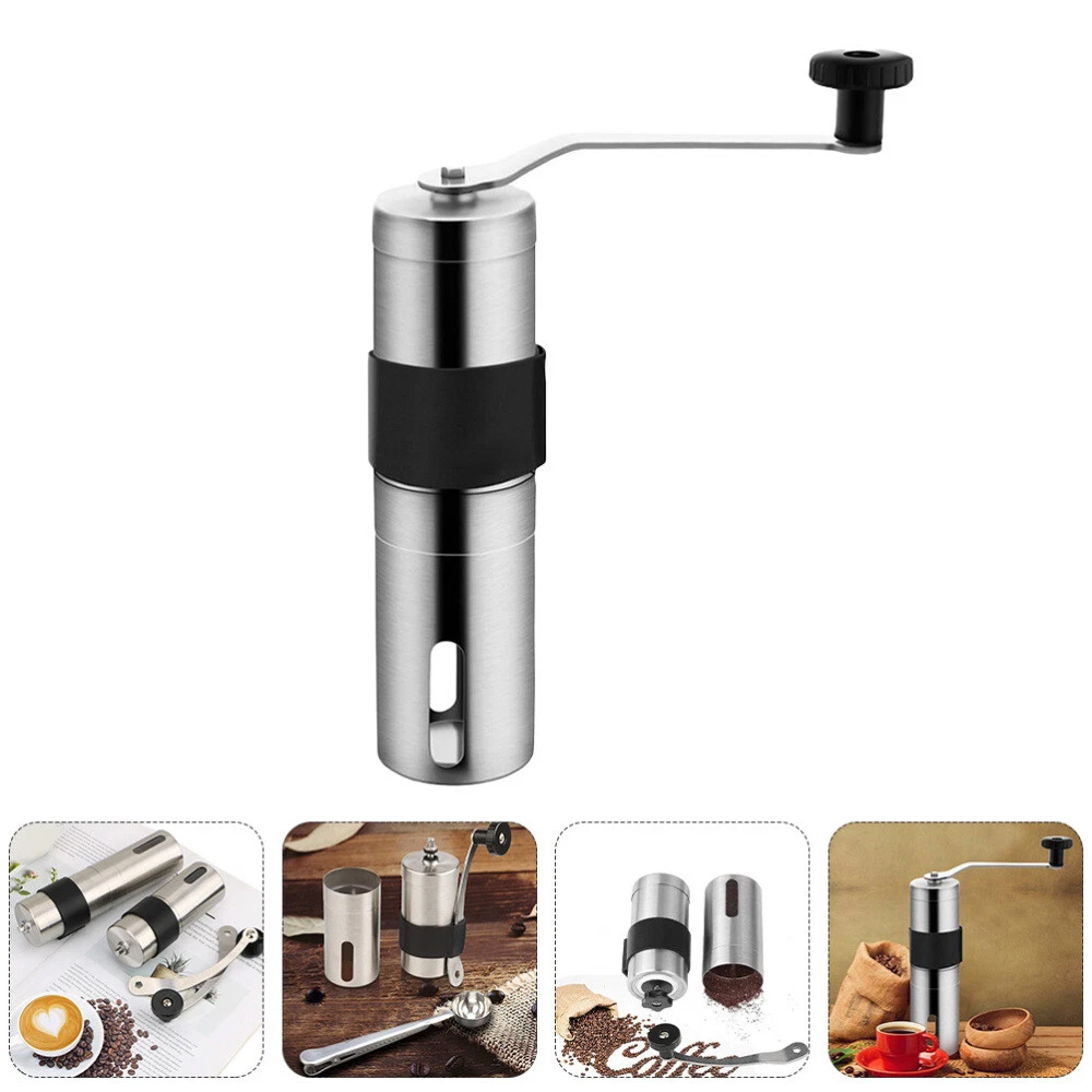 LIFKOME Manuelle Kaffeemühle Aus Holz - Vintage Design Mit Keramik-Mahlwerk Für Frische Bohnen