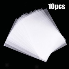 10Pcs Heat Shrink Paper Fine Polish Film Sheets DIY Jewelry Making Craft Rough