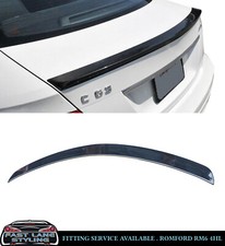 MERCEDES C CLASS W204 REAR BOOT TRUNK SPOILER AMG STYLE CARBON FIBRE LOOK 07-14