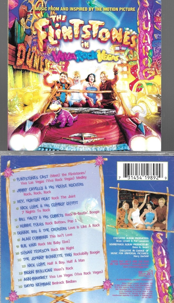 SOUNDTRACK-FLINTSTONES IN VIVA ROCK VEGAS-CD MINT LONG OUT