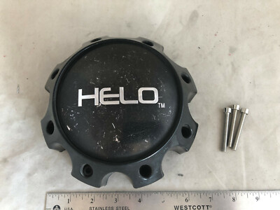 HELO Wheels Gloss Black Wheel Rim Hub Cover Center Cap 1079L170 S057L170 8 Lug