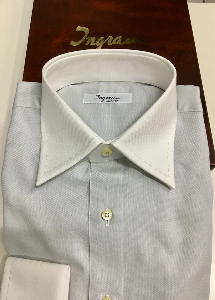 CAMICIA UOMO FIRMATA  INGRAM  CERIMONIA ELEGANTE SPORTIVA - Immagine 4 di 4
