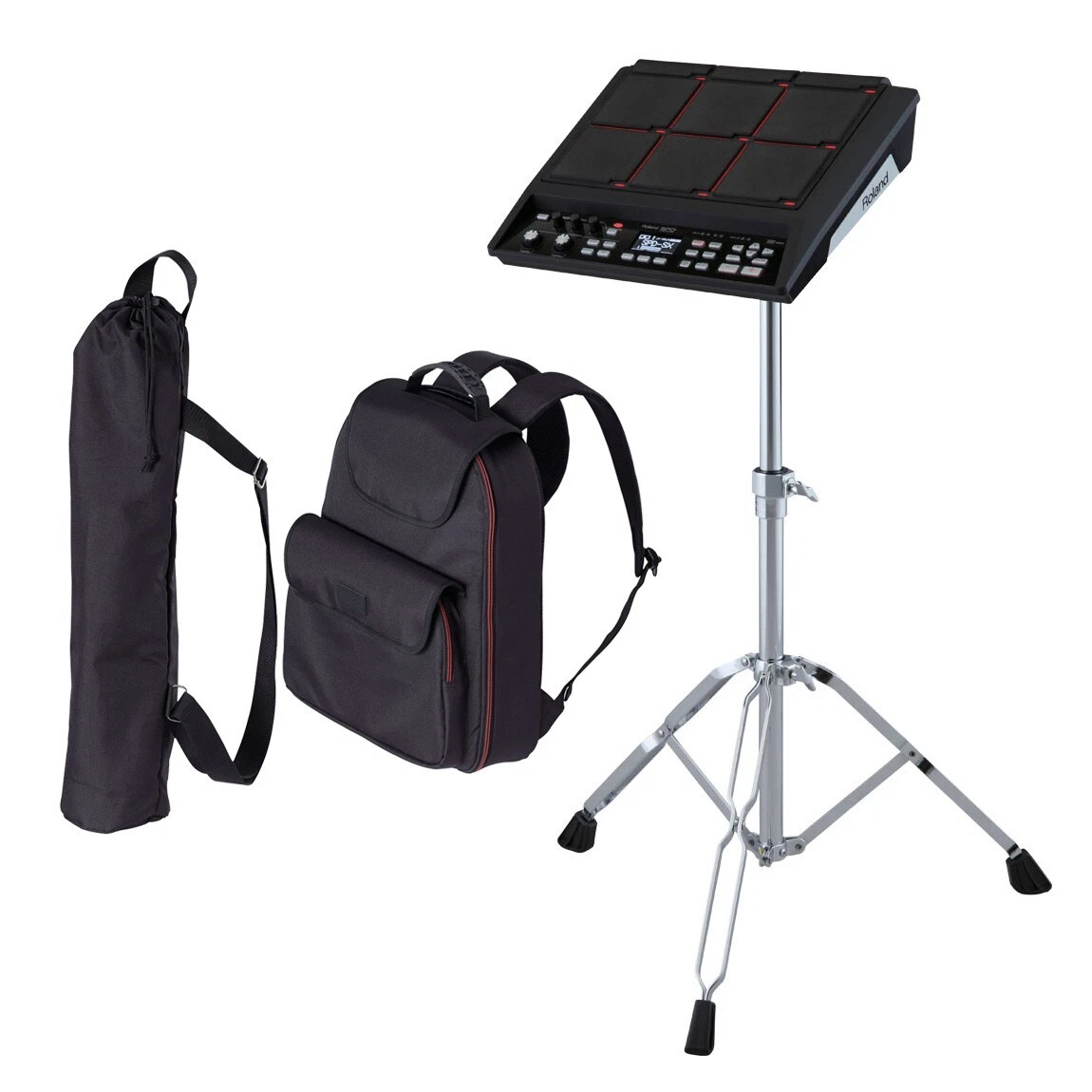 Roland SPD-SX Drum Sampling Pad with PDS-20 Pad Stand & CB-HPD Carrying bag  Set