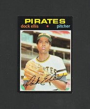 1971 Topps Dock Ellis #2 ~  Very sharp card! ~~ Pirates