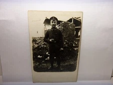 WWI ERA GERMAN ARMY MILITARY POSTCARD  REAL PHOTO   SOLDIER