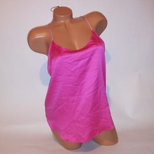 Victoria Secret Camisole Tank Top Sleepwear Pink Polka Dots Racerback New