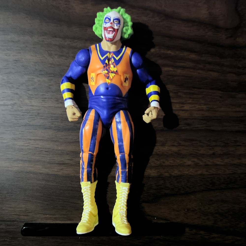 Mattel WWE Elite Series 34 Doink The Clown 6” Wrestling Action Figure Flashback