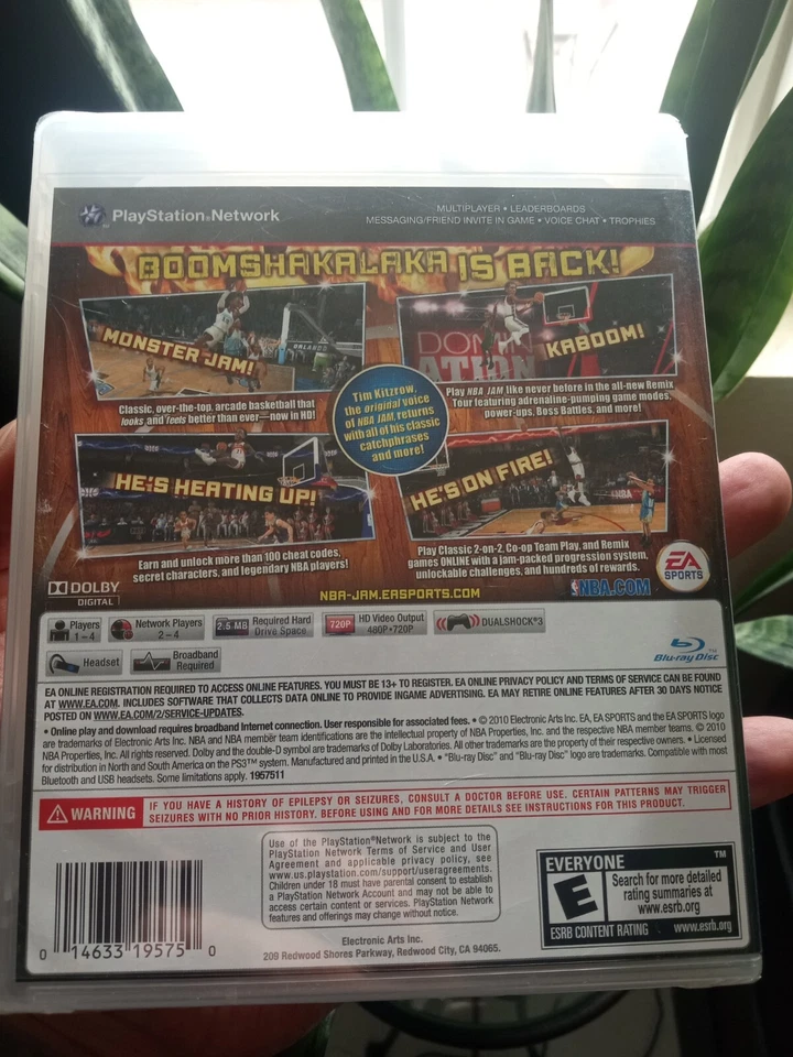 PS3 NBA Jam Brand New Sealed Rare - Image 3 of 4