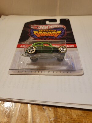 Hot Wheels 2009 Larry's garage custom Volkswagen beetle in green