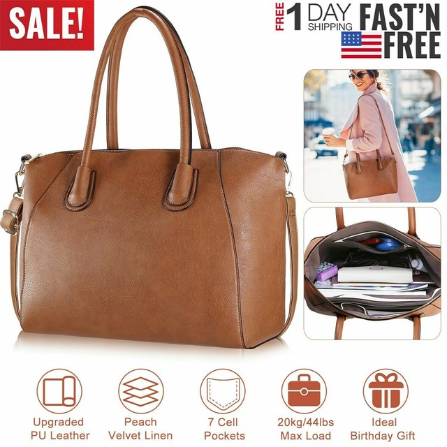 macys leather tote
