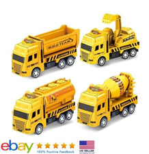 Set of 4 Mini Construction Vehicles Truck Engineering Vehicle Kids Toys  06 