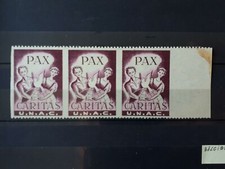 timbres belges : PAX CARITAS U.N.A.C. 1948 **