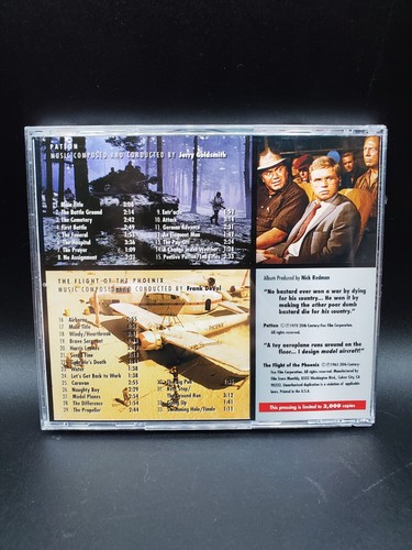 Jerry Goldsmith PATTON Soundtrack CD Silver Age Classics Limited Edition - Imagen 3 de 3
