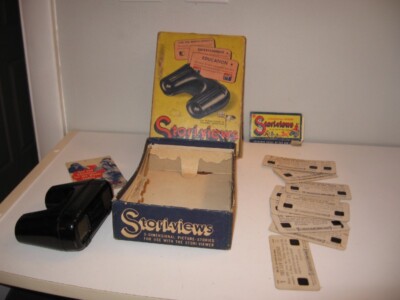 Vintage Stori-views 3-D Picture-Stories/16 & Stori-Viewer Orig Box 