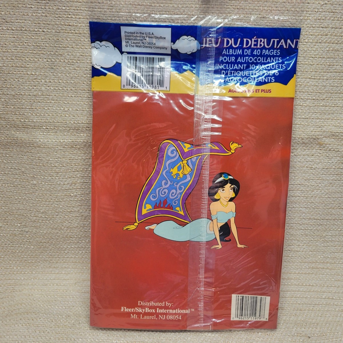 【中古】 Sea Legs Reprint/ALADDIN/Alex Shearer New 1993 Disney Aladdin The Series Sticker Album w/10 Packs