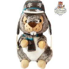 Peluche Pupazzo Castoro Natale