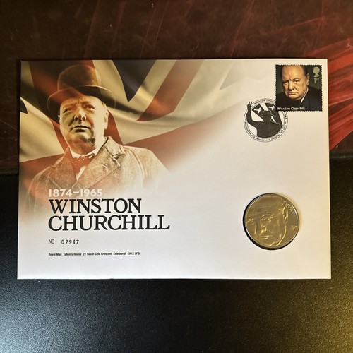 Winston Churchill - 2015 - FDC with coin - Excellent condition