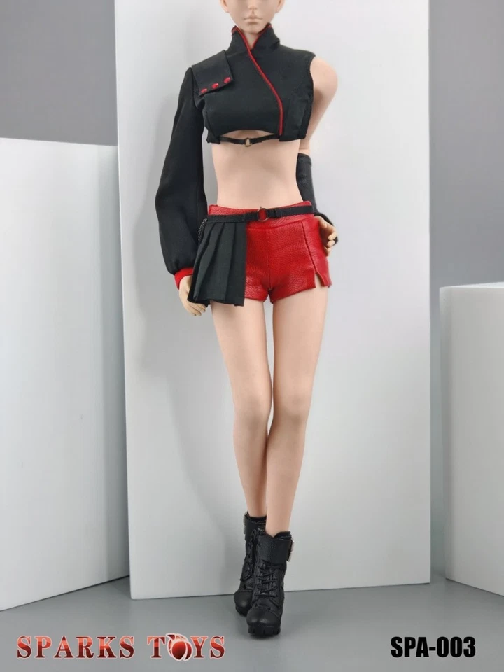 SPARKS TOYS SPA-003 1/1/6 Funcional Grupo de Meninas K-pop Saia Roupa Terno Modelo - Imagem 2 de 4